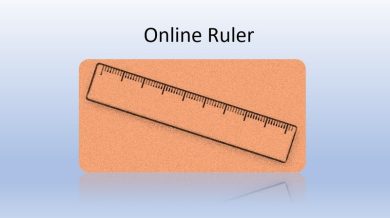 خط‌کش آنلاین در سایت onlinecompass.net