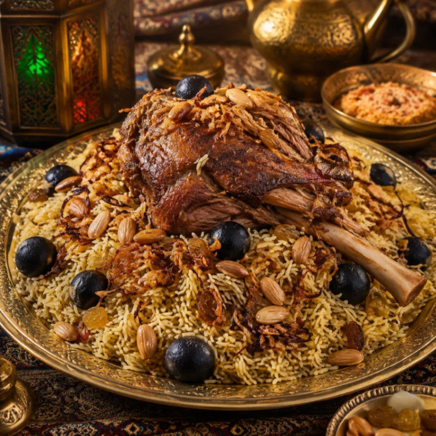 مجبوس لحم و برنج دمی کیش