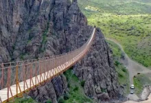 راهنمای بازدید از پل معلق پیرتقی خلخال و دره قزل اوزن