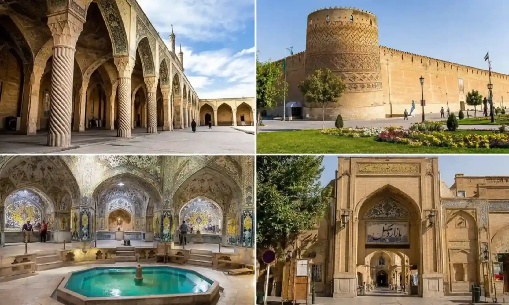 راهنمای بازار وکیل شیراز؛ معماری دوره زندیه و خرید صنایع دستی